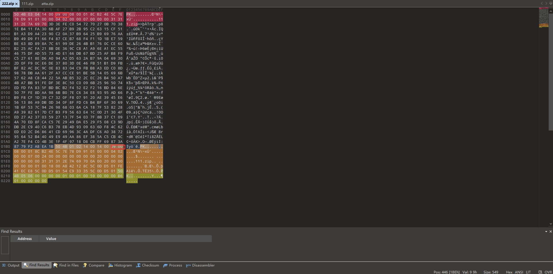 生成 hash.txt