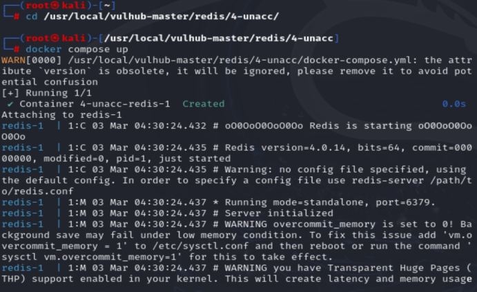 docker容器运行成功